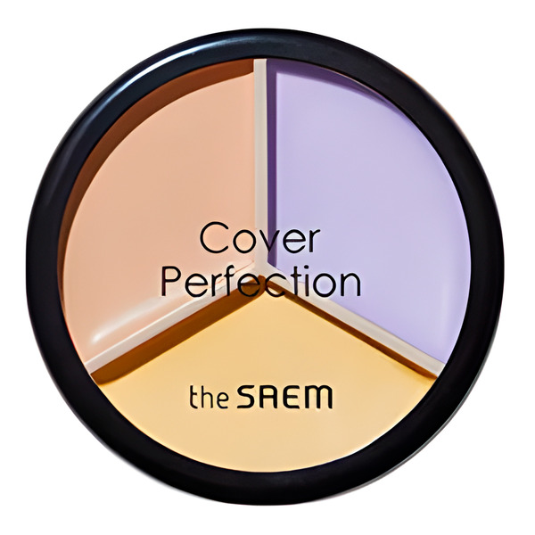 Консилер Cover Perfection Triple Pot Concealer 04 Tone Up Beige, THE SAEM