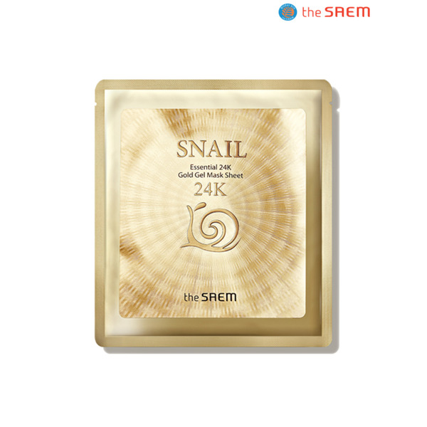 Маска тканевая Snail Essential 24K Gold Gel Mask Sheet, THE SAEM