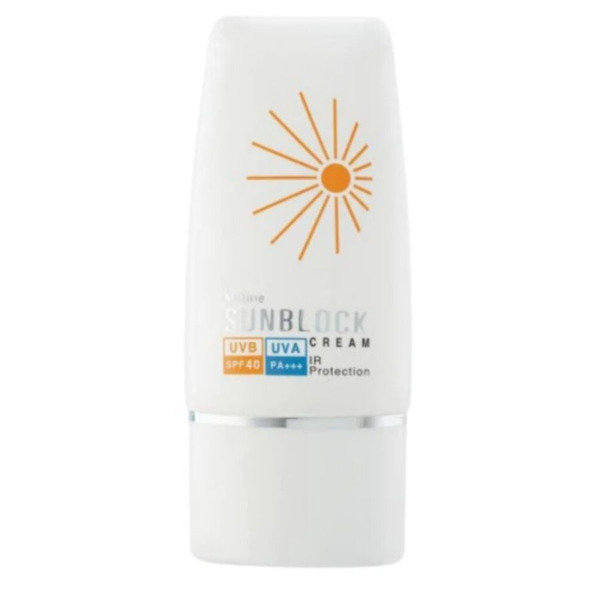 Крем для лица солнцезащитный Sun Block Cream SPF 40 PA+++, Mistine, 30 г