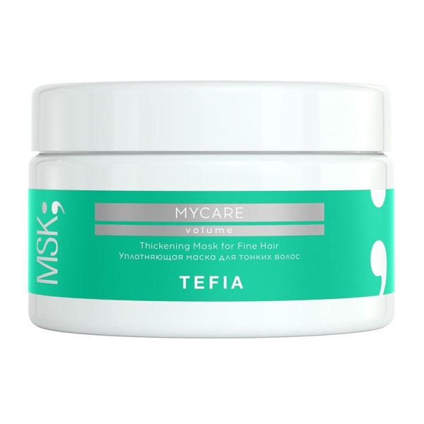 Уплотняющая маска для тонких волос Thickening Mask for Fine Hair, TEFIA Mycare, 250 мл