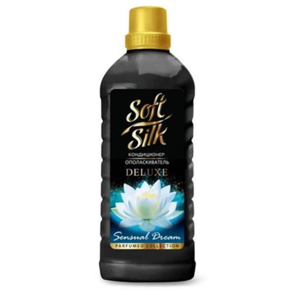Кондиционер-ополаскиватель для белья Чувственный сон Deluxe Sensual Dream, Romax Soft Silk, 1 л, на 33 стирки