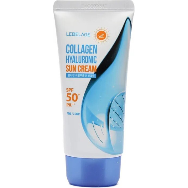 Крем для лица и тела солнезащитный COLLAGEN HYALURONIC SUN CREAM, LEBELAGE, 70 мл