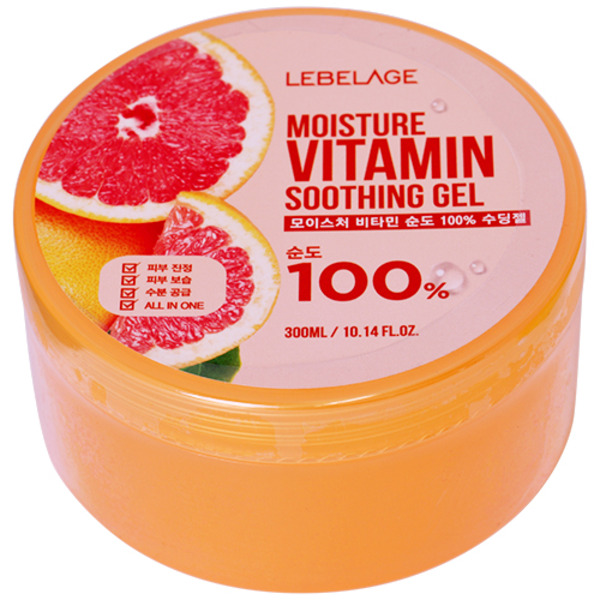 Гель для тела восстнавливающий витаминный MOISTURE VITAMIN PURITY 100% SOOTHING GEL, LEBELAGE, 300 мл