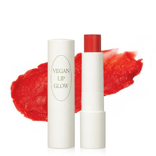 Тинт для губ Vegan Lip Glow 03 Coral Rose, NACIFIC, 3,9 г
