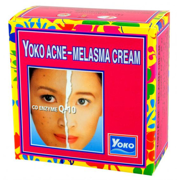 Крем для лица против акне и пигментации с коэнзимом Q10 Acne-Melasma Cream, Siam Yoko, 4 г