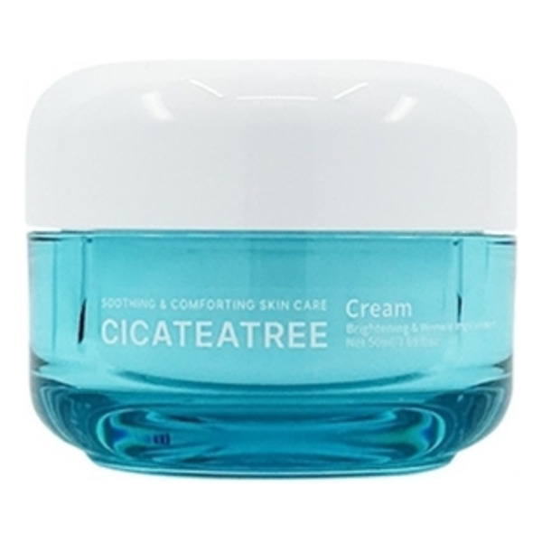 Крем для лица с экстрактами центеллы азиатской и чайного дерева Cicateatree Cream, Jigott, 50 мл