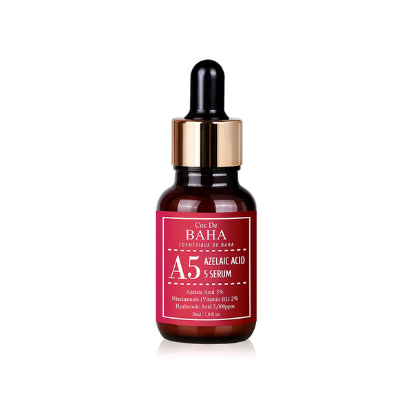 Сыворотка для лица противовоспалительная с азелаиновой кислотой  Azlaic Acid 5% Serum, COS DE BAHA, 30 мл