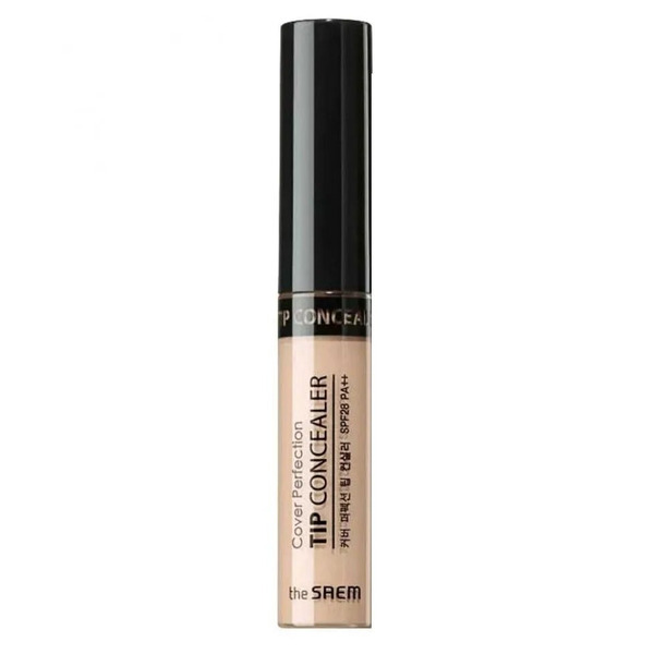 Консилер для маскировки недостатков Cover Perfection Allproof Tip Concealer 1.5 Natural Beige, THE SAEM, 6,5 г