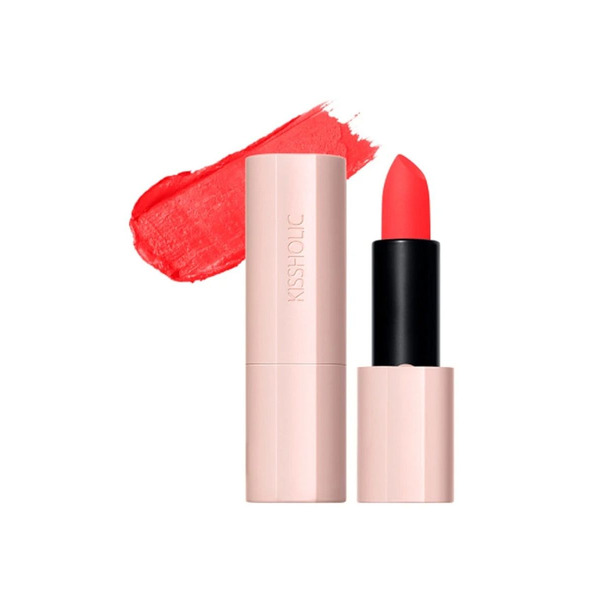 Помада Kissholic Lipstick Matte PK07 Specially Pink, THE SAEM, 3,5 г