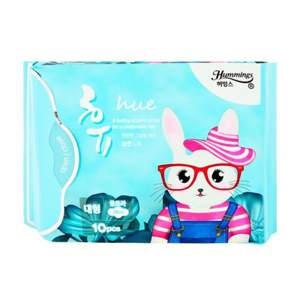 Прокладки гигиенические для критических дней Aru Sanitary pads normal, Hummings, 28 см, 10 шт.