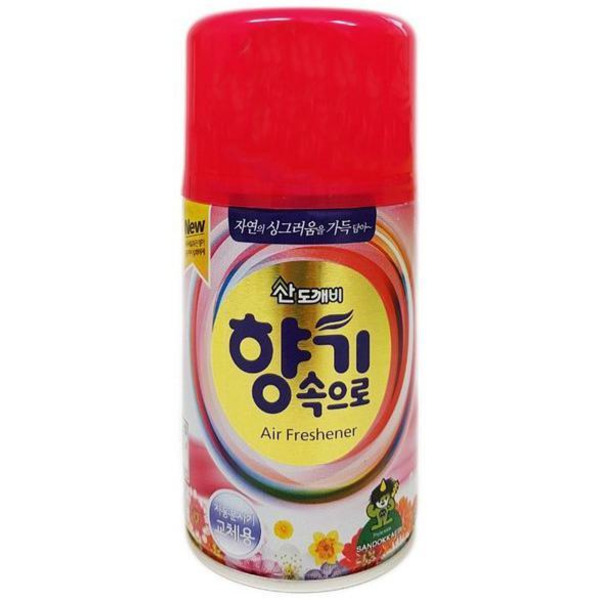 Сменный баллон для автоматического освежителя воздуха сухого распыления Лес Air Freshener, Sandokkaebi, 290 мл