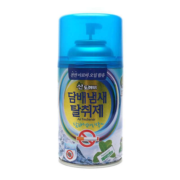 Сменный баллон для автоматического освежителя воздуха сухого распыления Перечная мята Air Freshener, Sandokkaebi, 280 мл