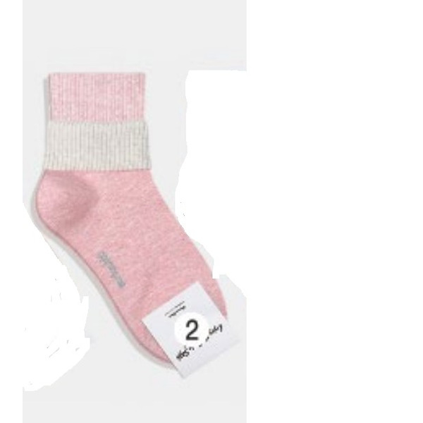 Носки женские короткие, розовые, размер 35-39, (OD-W-094-02)ADULTS, B TYPE, GGRN, 1  пара