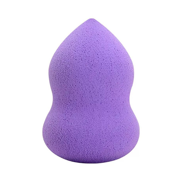 Спонж косметический для макияжа лица гитара фиолетовый PURPLE, SINGI, 6 см