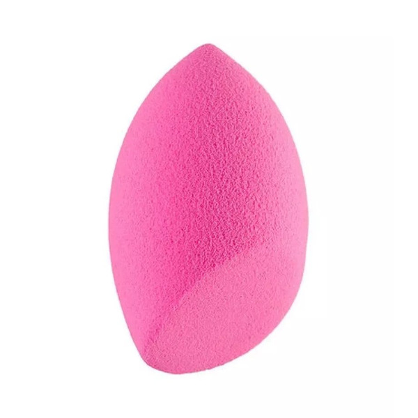 Спонж косметический для макияжа лица срезанный розовый PINK, SINGI, 6 см