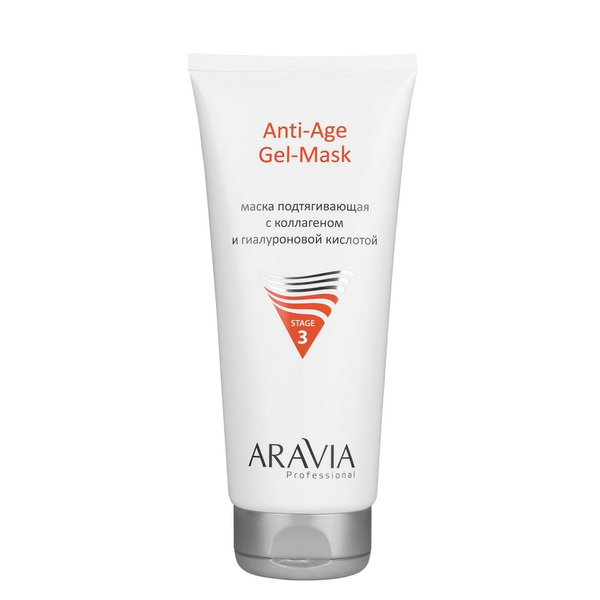 Маска подтягивающая с коллагеном и гиалуроновой кислотой Anti-Age Gel-Mask, ARAVIA Professional, 200 мл