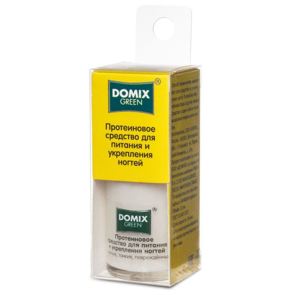 Протеиновое средство для питания и укрепления ногтей, Domix, 11 мл