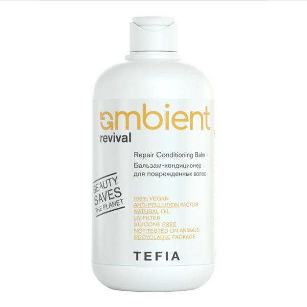 Бальзам-кондиционер для поврежденных волос,  Repair Conditioning Balm, Ambient, TEFIA, 250 мл