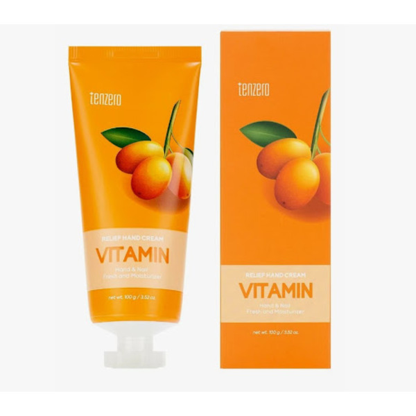 Крем для рук с Витаминами, RELIEF HAND CREAM VITAMIN, TENZERO, 100 г