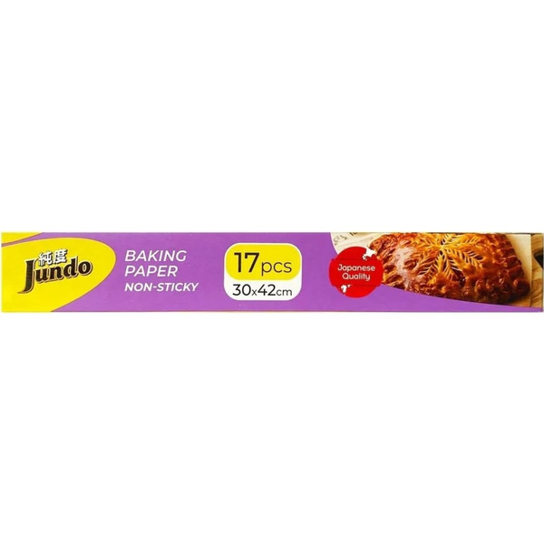 Пергамент для выпечки в листах с силиконовым покрытием Jundo, 30*42 см 