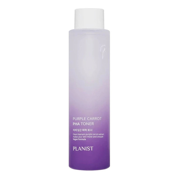  Тонер-эксфолиант для лица с экстрактом фиолетовой моркови, Planist Purple Carrot PHA Toner, DAENG GI MEO RI, 300 мл