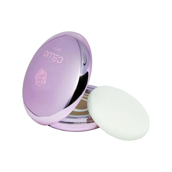 Пудра для лица сияющая компактная, SHINING POWDER PACT 23, DR.CELLIO, 20 г