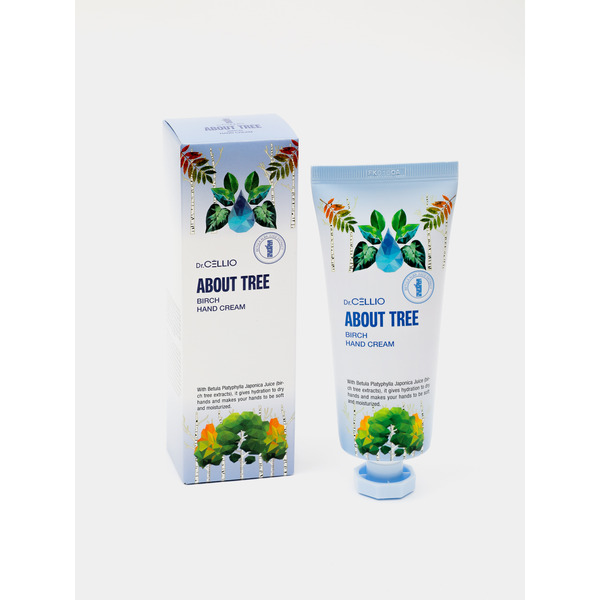 Крем для рук с экстрактом березы, ABOUT TREE BIRCH HAND CREAM, DR.CELLIO, 100 мл