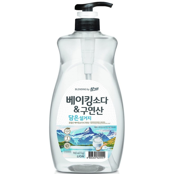 Средство для мытья посуды, овощей и фруктов, Baking&Citric Acid, LION, 1 кг