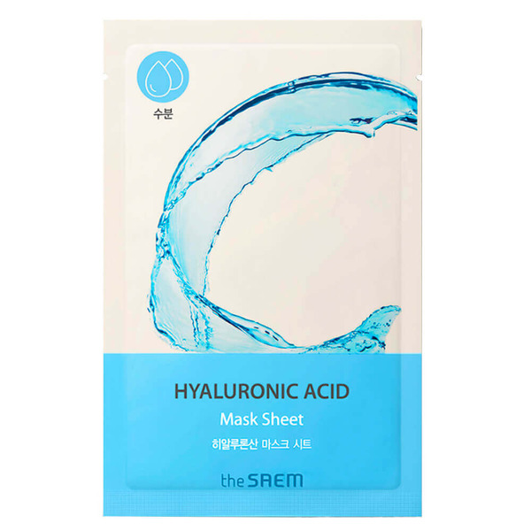 Маска для лица на тканевой основе с гиалуроновой кислотой BIO SOLUTION Hydrating Hyaluronic Acid Mask Sheet, THE SAEM, 20 г