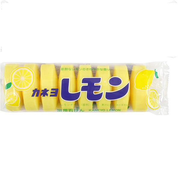 Душистое туалетное мыло с маслом лимона (для лица и тела) Lemon, Kaneyo, 45 г х 8 шт.