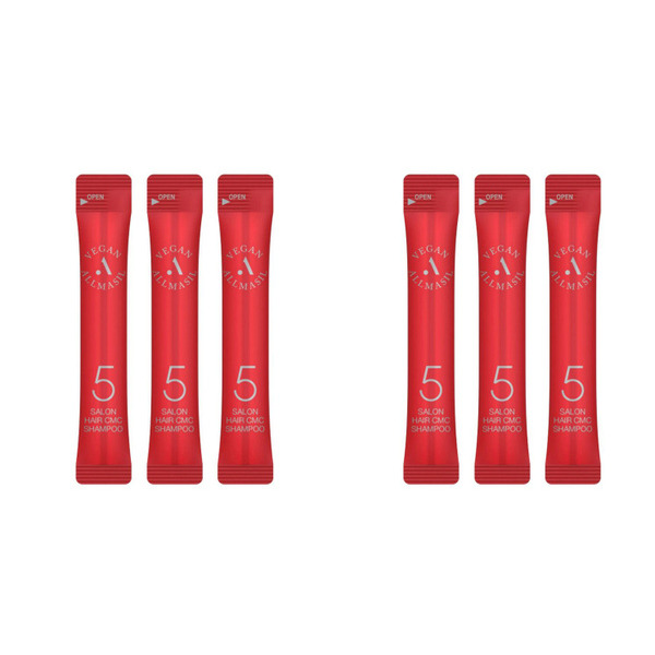 Шампунь для волос восстанавливающий, 5 Salon Hair CMC Shampoo STICK POUCH, ALLMASIL, 8 мл*20 шт.