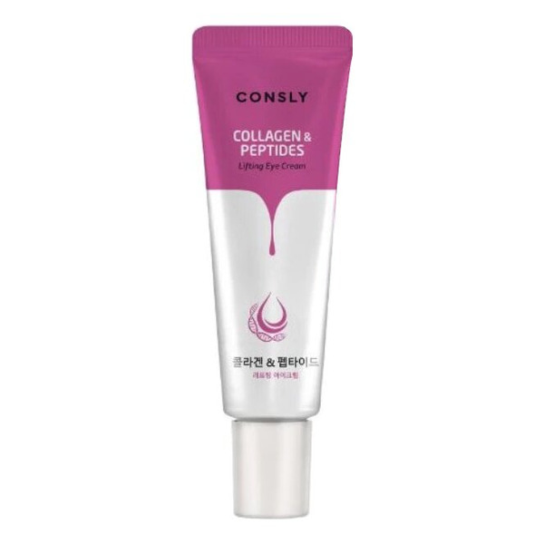 Крем для век с пептидами и коллагеном, Collagen & Peptides Lifting Eye Cream, Consly, 25 мл                                           