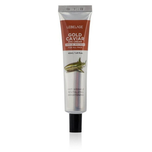 Крем для кожи вокруг глаз с золотом и икрой, GOLD CAVIAR EYE CREAM EX, LEBELAGE, 40 мл