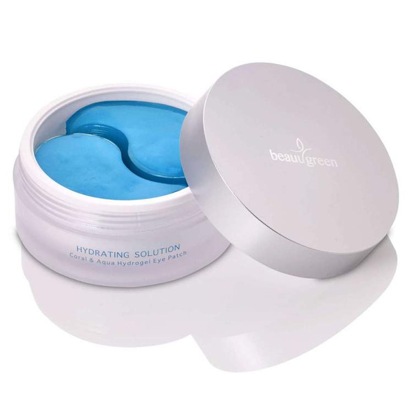 Маски-патчи увеличенного размера, Coral&Aqua Eye Patch  (Big Type), Beauugreen, 30 пар