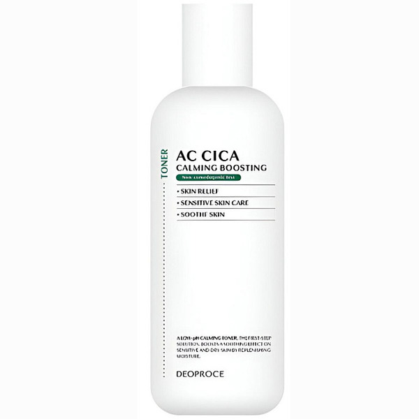 Тонер для лица успокаивающий, AC CICA CALMING BOOSTING TONER, DEOPROCE, 150 мл
