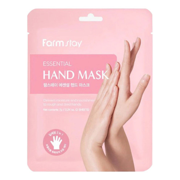 Маска-перчатки для рук с гиалуроновой кислотой и мёдом, Essential Hand Mask, FarmStay, 7 г