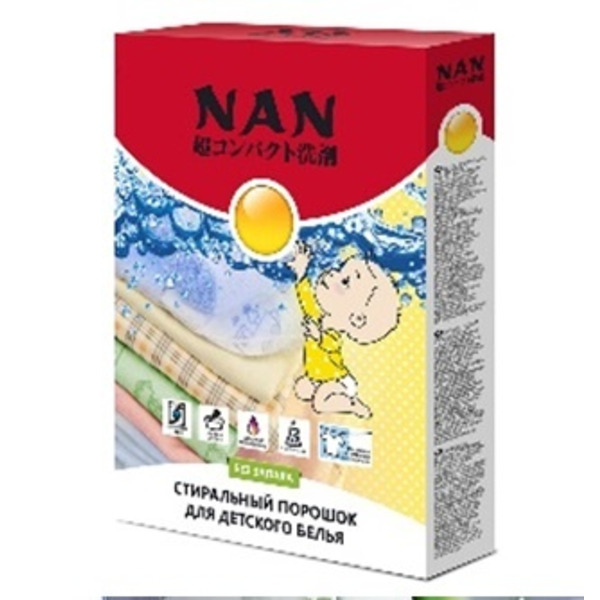 Стиральный порошок для детского белья NAN, 400 г, 24 шт.