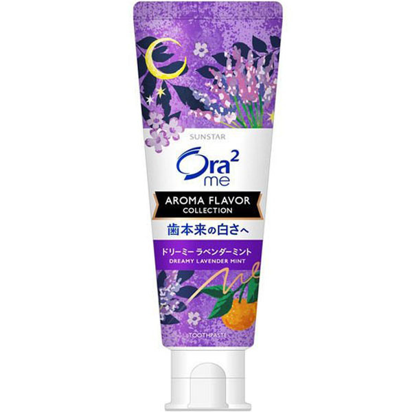 Зубная паста для белоснежных зубов и удаления налета, со вкусом лаванды и мяты, Ora2 Me Aroma Flavor, SUNSTAR, 130 г