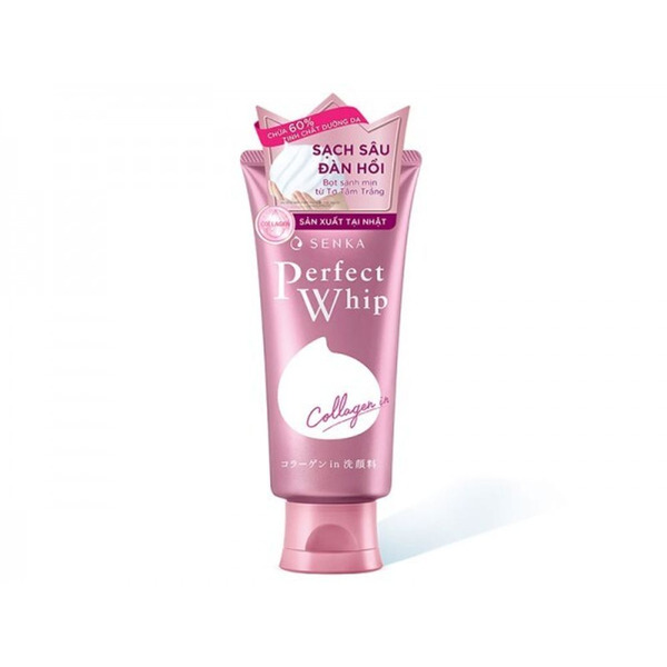 Увлажняющая пенка для умывания с коллагеном, Senka Perfect Whip Collagen in, FINETODAY, 120 г
