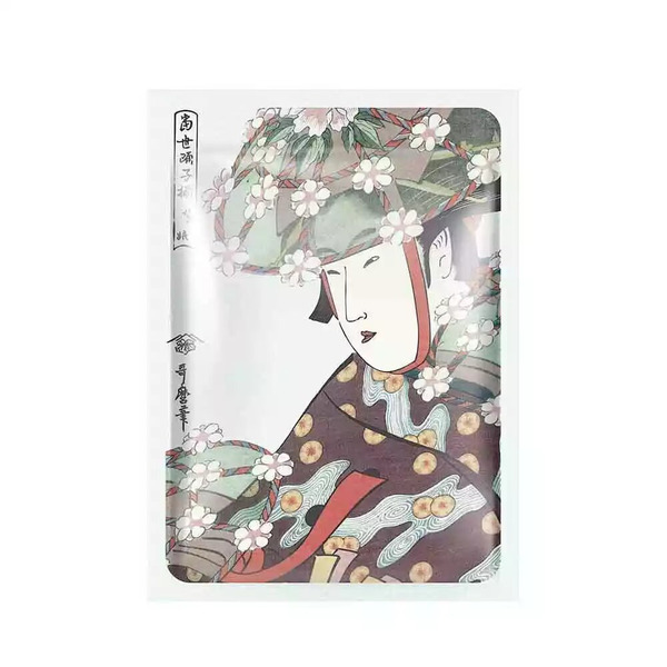 Маска для лица с экстрактом цветков сакуры и алоэ, Aloe + Cherry Blossoms Facial Mask, MITOMO, 1 шт.