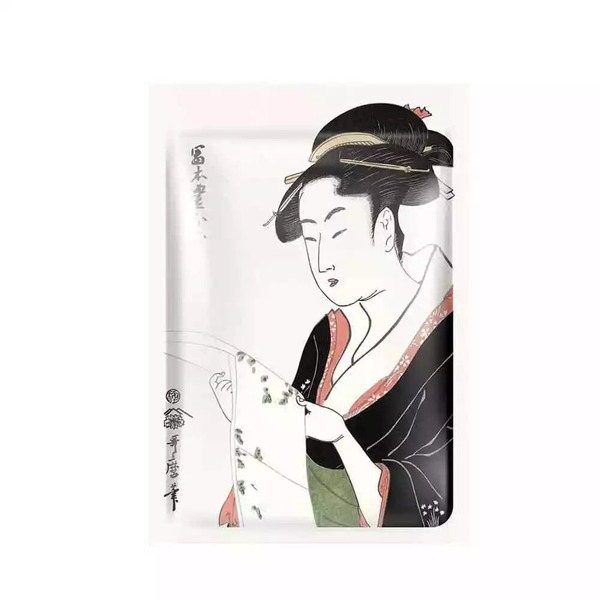 Маска для лица с экстрактом цветков сакуры и эссенцией жемчуга, Pearl + Cherry Blossoms Facial Mask, MITOMO, 1 шт.