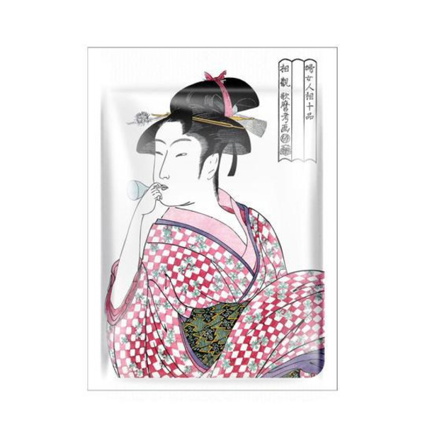 Маска для лица с экстрактом воробейника и коллагеном, Collagen + Lithospermum Facial Mask, MITOMO, 1 шт.