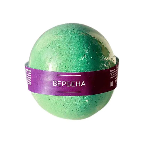 Шипящая бомбочка для ванн с ароматом Вербена, NOKAMI, 120 г
