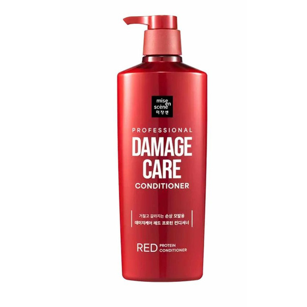 Кондиционер для поврежденных волос, Professional damage care red protein conditioner, Miseenscene, 680 мл