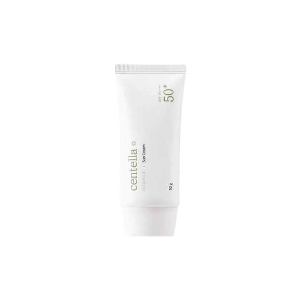 Крем для лица солнцезащитный с экстрактом центеллы азиатской, Centella Sun Cream, mixsoon, 50 г