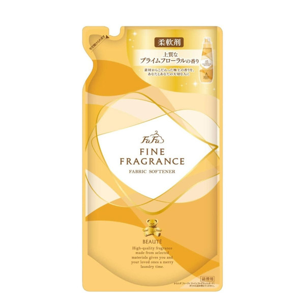 Парфюмированный кондиционер-ополаскиватель для белья, с ароматом свежей зелени, персика, магнолии, сандалового дерева и кедра, JAPAN Fine Fragrance Beaute, NS FAFA, 1440 мл.  (набор из 2 шт., мягкая упаковка)