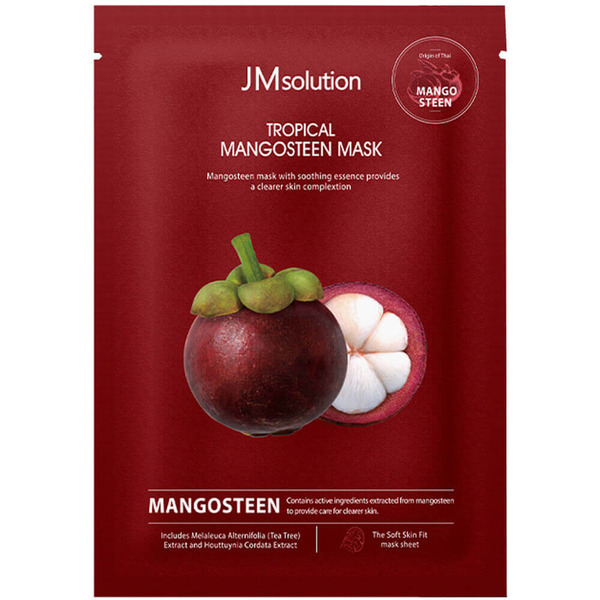 Маска для лица c Мангостином, Tropical Mangosteen Mask, Jmsolution, 30 г
