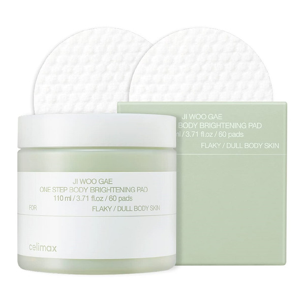 Пэды для тела осветляющие, Ji Woo Gae One Step Body Brightening Pad, celimax, 110 мл