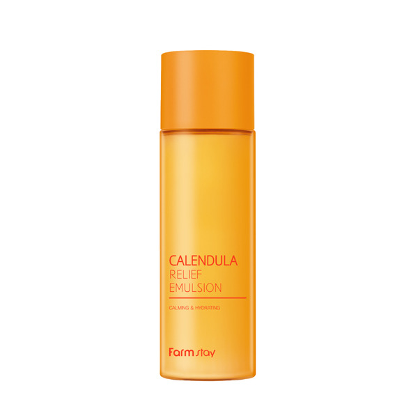 Эмульсия для лица Календула, Calendula Relief Emulsion, FarmStay, 200 мл                                        