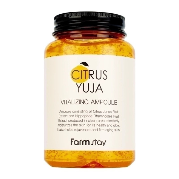 Сыворотка для лица с экстрактом юдзу ампульная, Citrus Yuja Vitalizing Ampoule, FarmStay, 250 мл